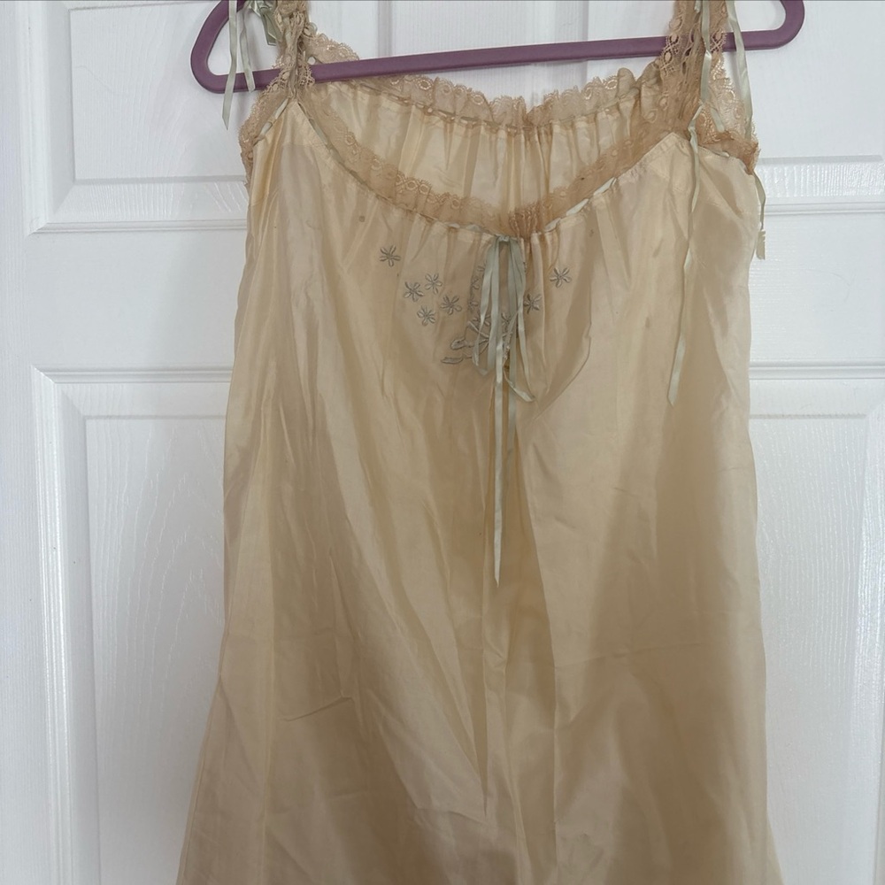 Vintage antique bloomers art deco lace ribbon